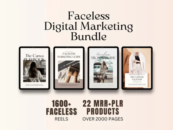 22 Faceless Digital Marketing MRR Products, Faceless Marketing, DFY, Master Resell Rights, Digital Marketing, Woman Digital Marketing - Image 7