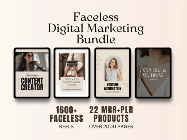 22 Faceless Digital Marketing MRR Products, Faceless Marketing, DFY, Master Resell Rights, Digital Marketing, Woman Digital Marketing - Image 6
