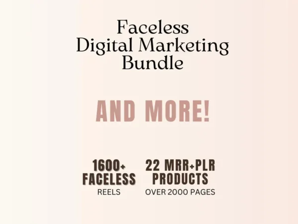 22 Faceless Digital Marketing MRR Products, Faceless Marketing, DFY, Master Resell Rights, Digital Marketing, Woman Digital Marketing - Image 5