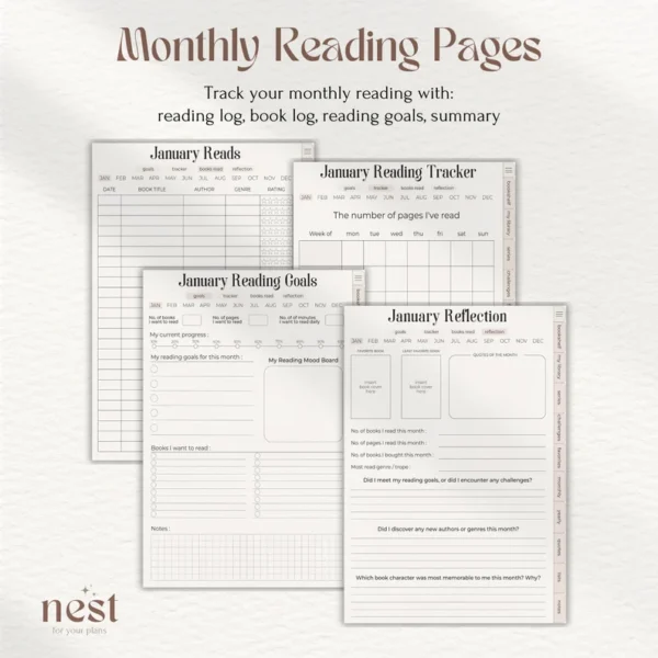 PLR 2025 Goal Planner New Year Resolution, Done For You Editable Productivity & Reflection Journal Template Resell Right DFY Digital Product - Image 2